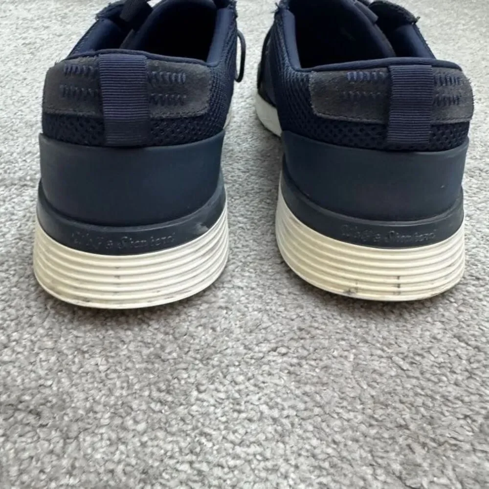 Wolf & Sheperd Crossover Longwing Suede Sneaker Shoes Mens 14M Navy Blue Casual